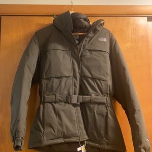 The North Face Hyvent Belted Goose Down Puffer